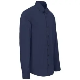 Mens Long Sleeve Sheffield Navy Side